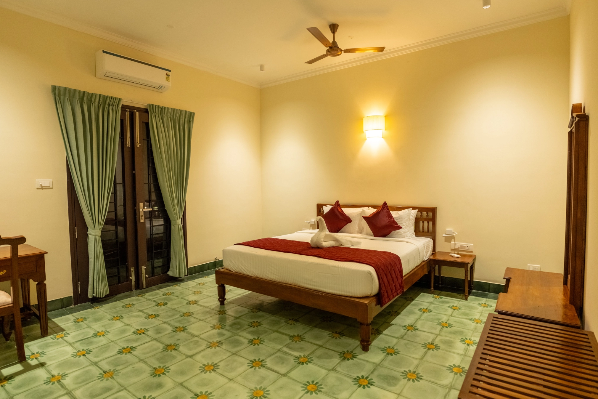 Tall tree canopy of Greenwoods surrounding the Nadhima villa