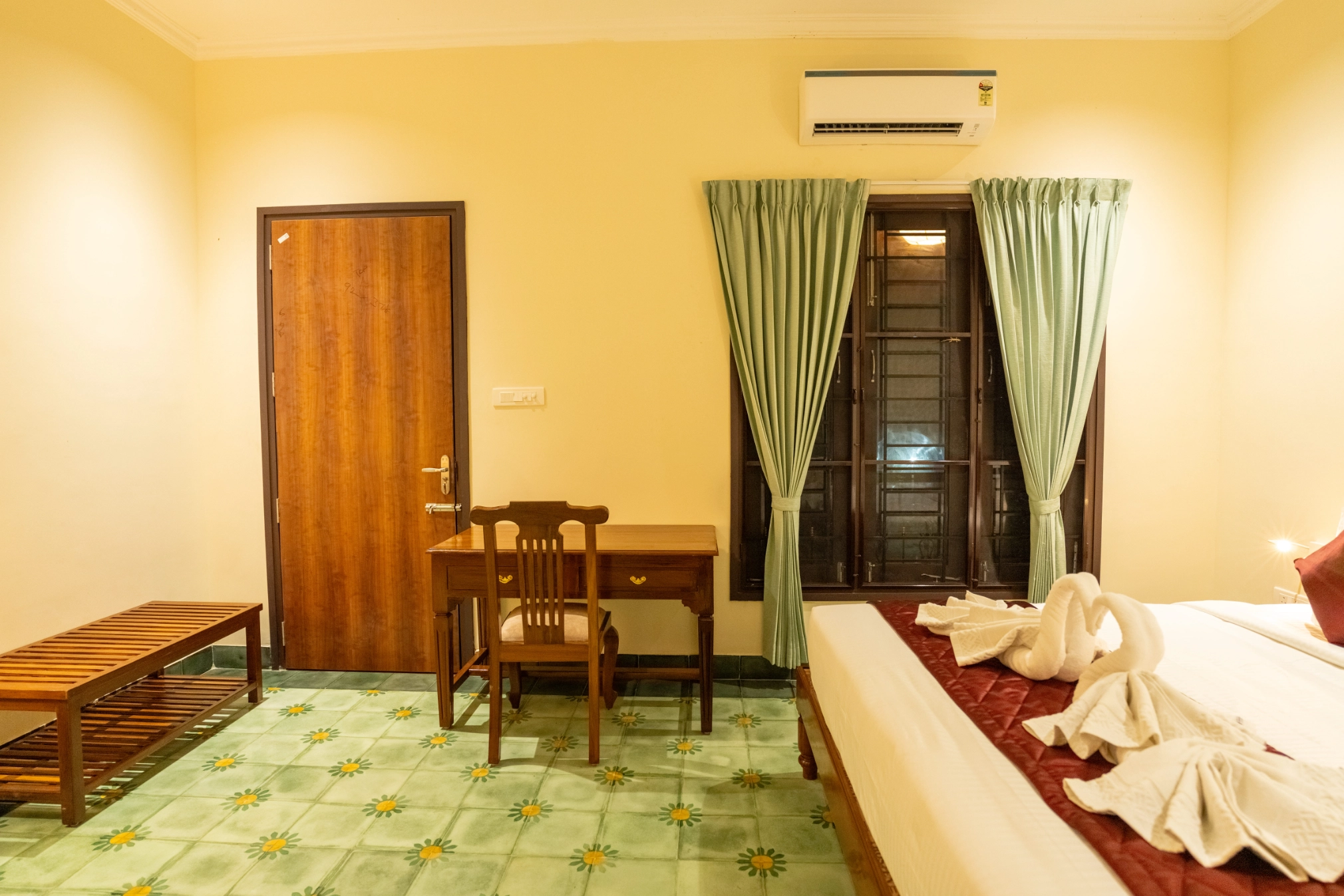 Tall tree canopy of Greenwoods surrounding the Nadhima villa